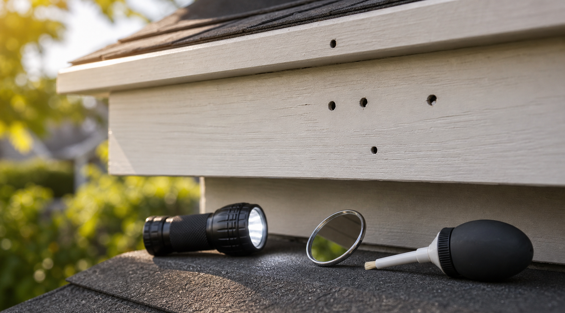 Carpenter bee treatment service for Frederick MD homes