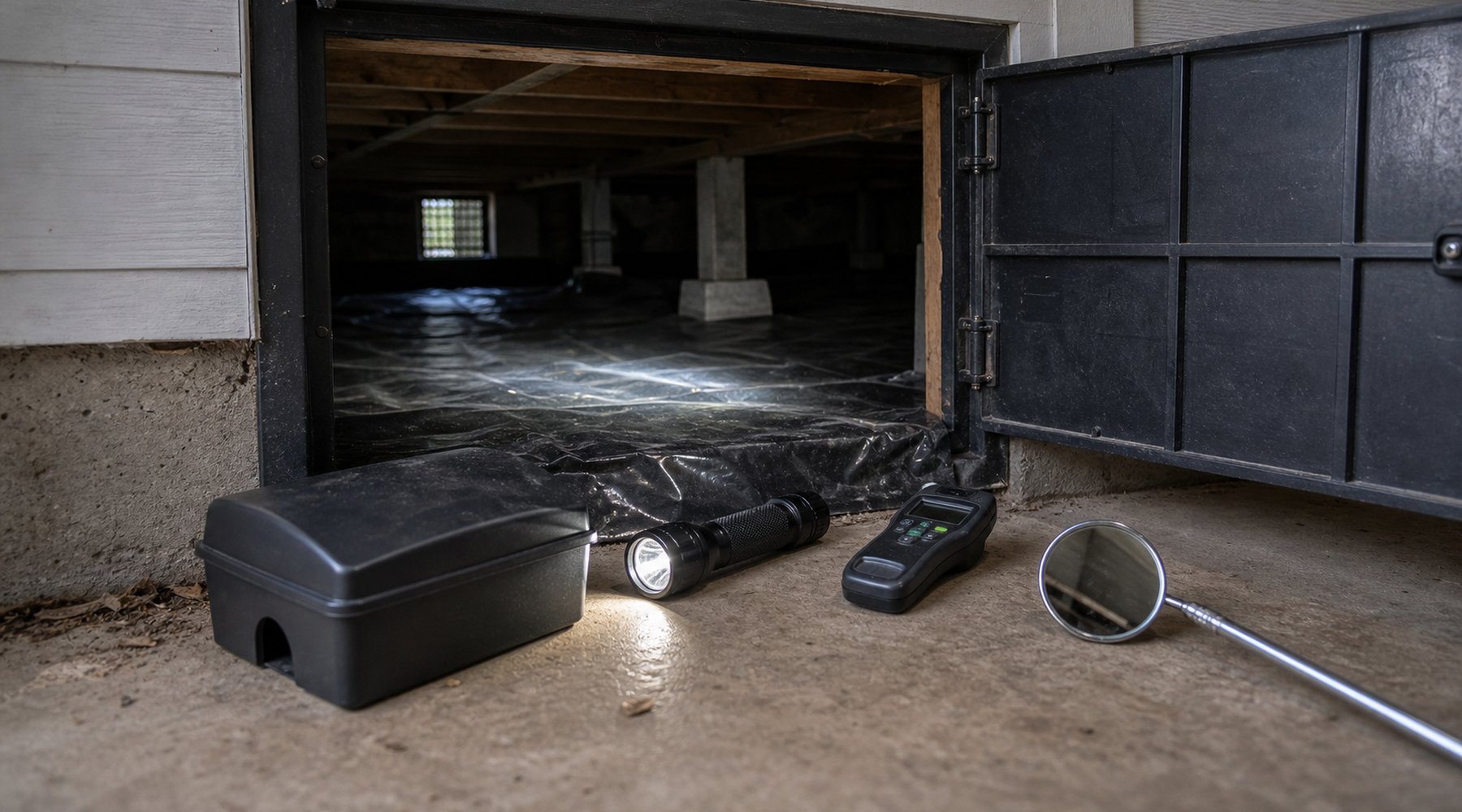 Crawl space pest control service for Frederick MD homes